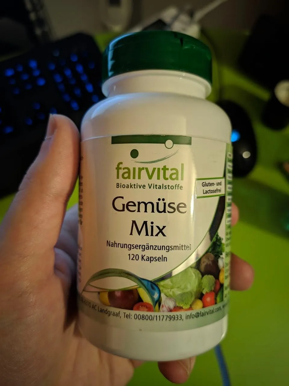 fairvital Verdure Pur integratore 120 capsule 10 verdure vegan