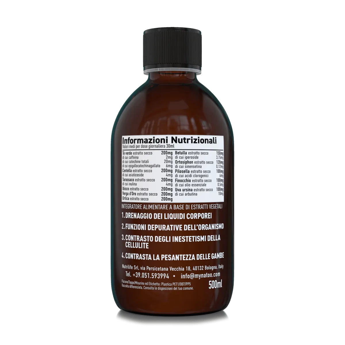 Natoo Essentials Drena Boost drenante 500ml 11 botanicals