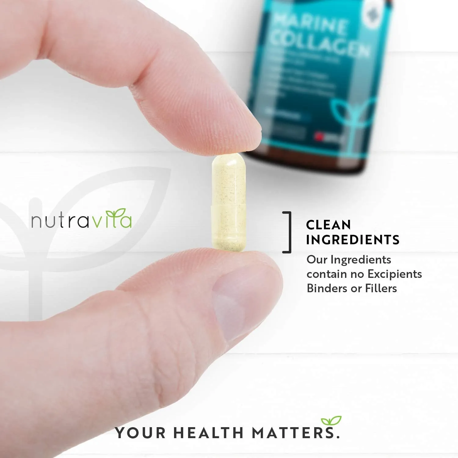 Nutravita Collagene Marino 1000mg 90 capsule pelle