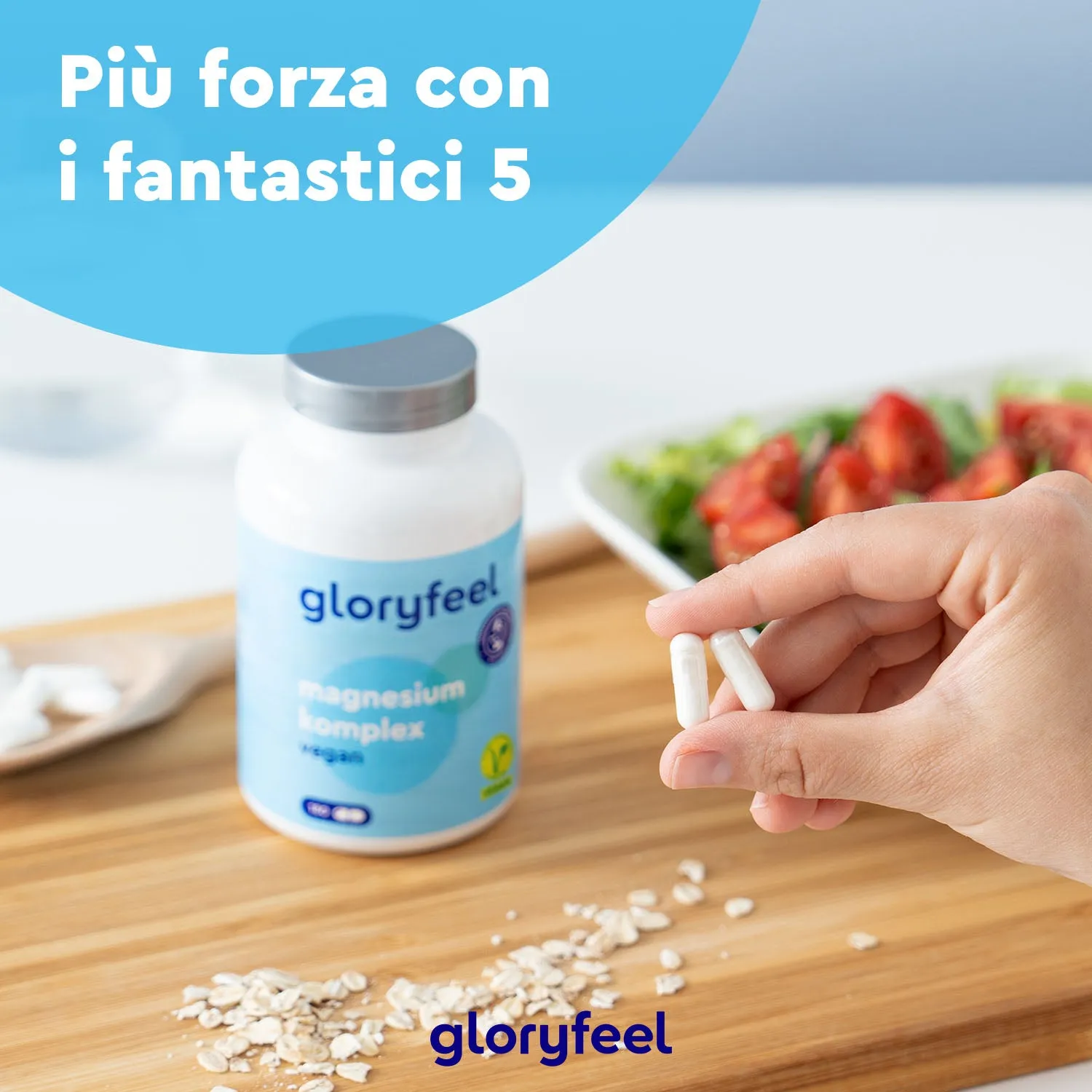 gloryfeel Magnesio Complex capsule 180 pz 5 forme