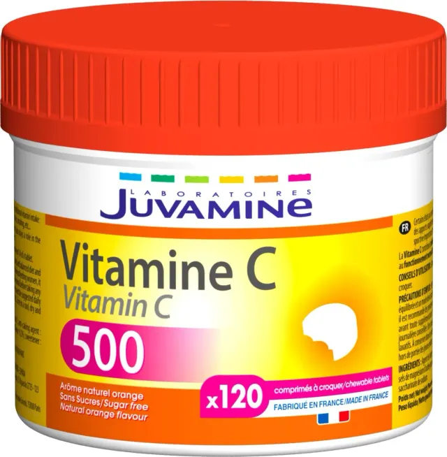 Juvamine Vitamina C 500 Compresse 120 cpr immunità
