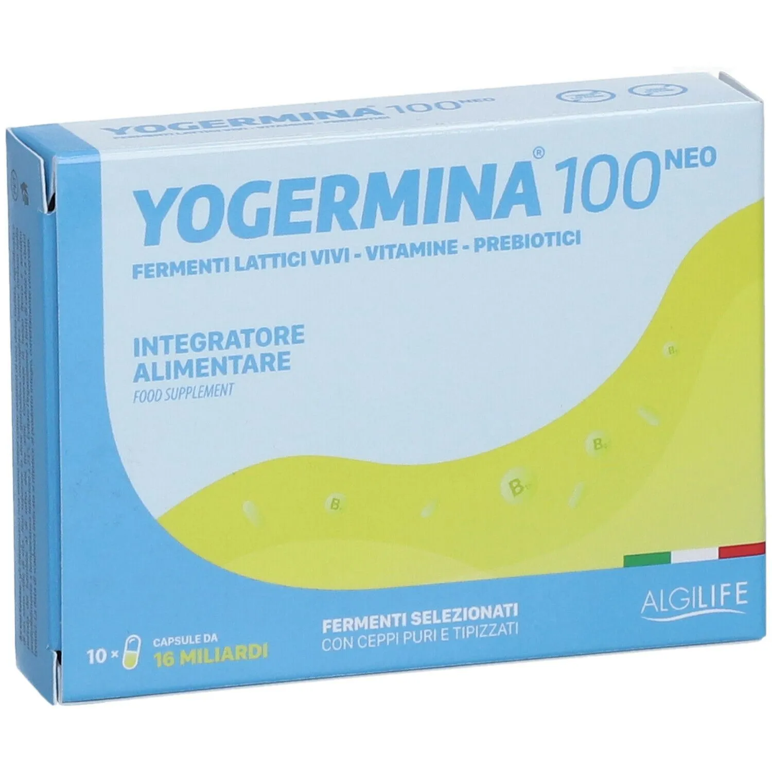Algilife Yogermina 100 Neo integratore 5 ceppi 16 miliardi