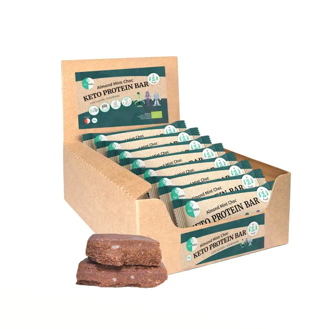 Go-Keto Bio Protein Bar barretta 16x40g menta cioccolato