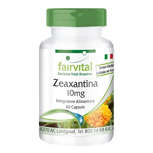 Fairvital Zeaxantina 10 mg capsule 60 pezzi alto dosaggio