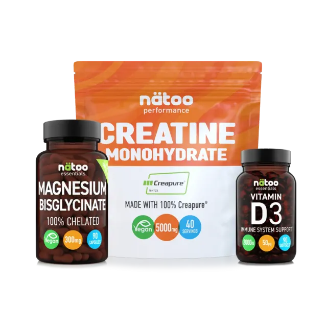 NATOO Essentials Donna 40+ Pack creatina D3 magnesio routine 40 anni