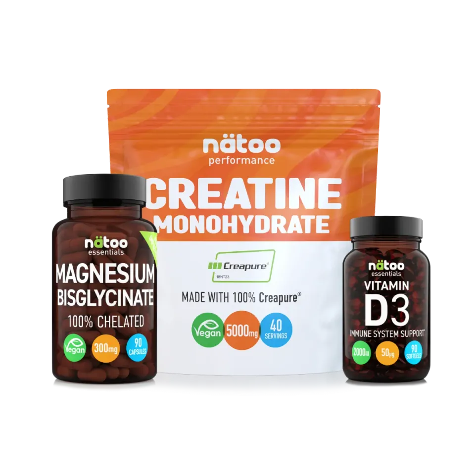 NATOO Essentials Donna 40+ Pack creatina D3 magnesio routine 40 anni