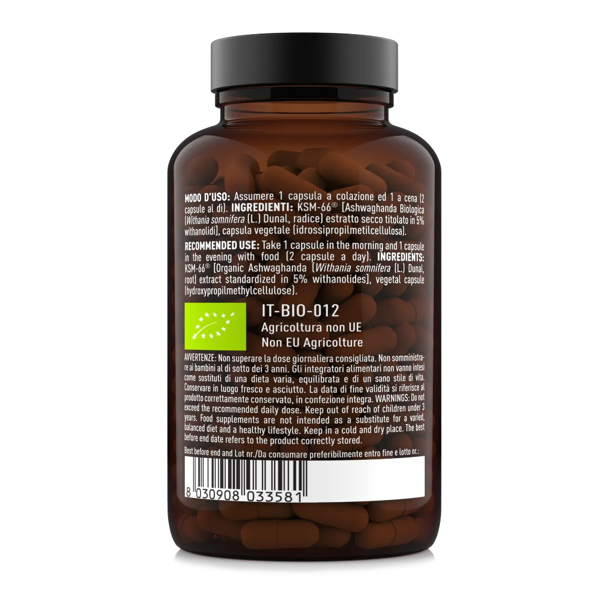 Natoo Essentials Ashwagandha KSM-66 Bio capsule 60 capsule titolate
