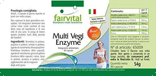 fairvital Multi Vegi Enzyme capsule 90pz vegetale