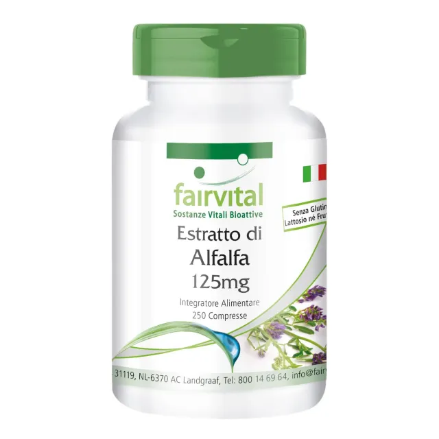 Fairvital Erba Medica Compresse 250 pz Estratto Vegano