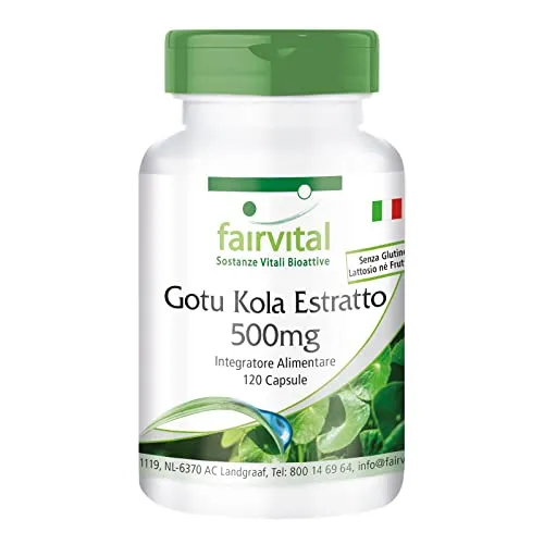 Fairvital Centella Asiatica Capsule 120 pz Alto Dosaggio