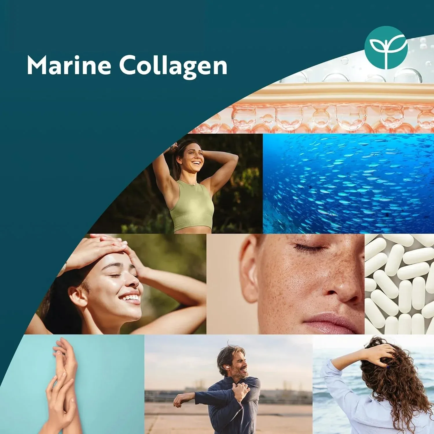 Nutravita Collagene Marino Puro 1200mg compresse 120 tipo 1