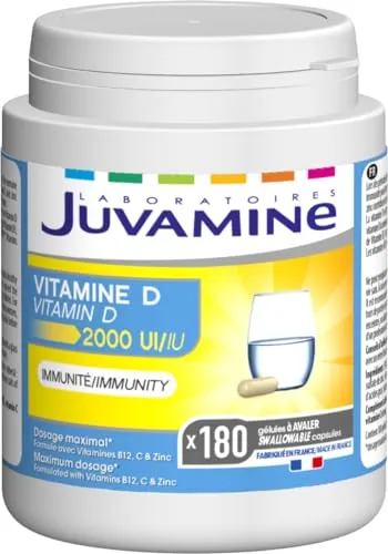 Juvamine Vitamina D3 2000 UI capsule 180 capsule immunita