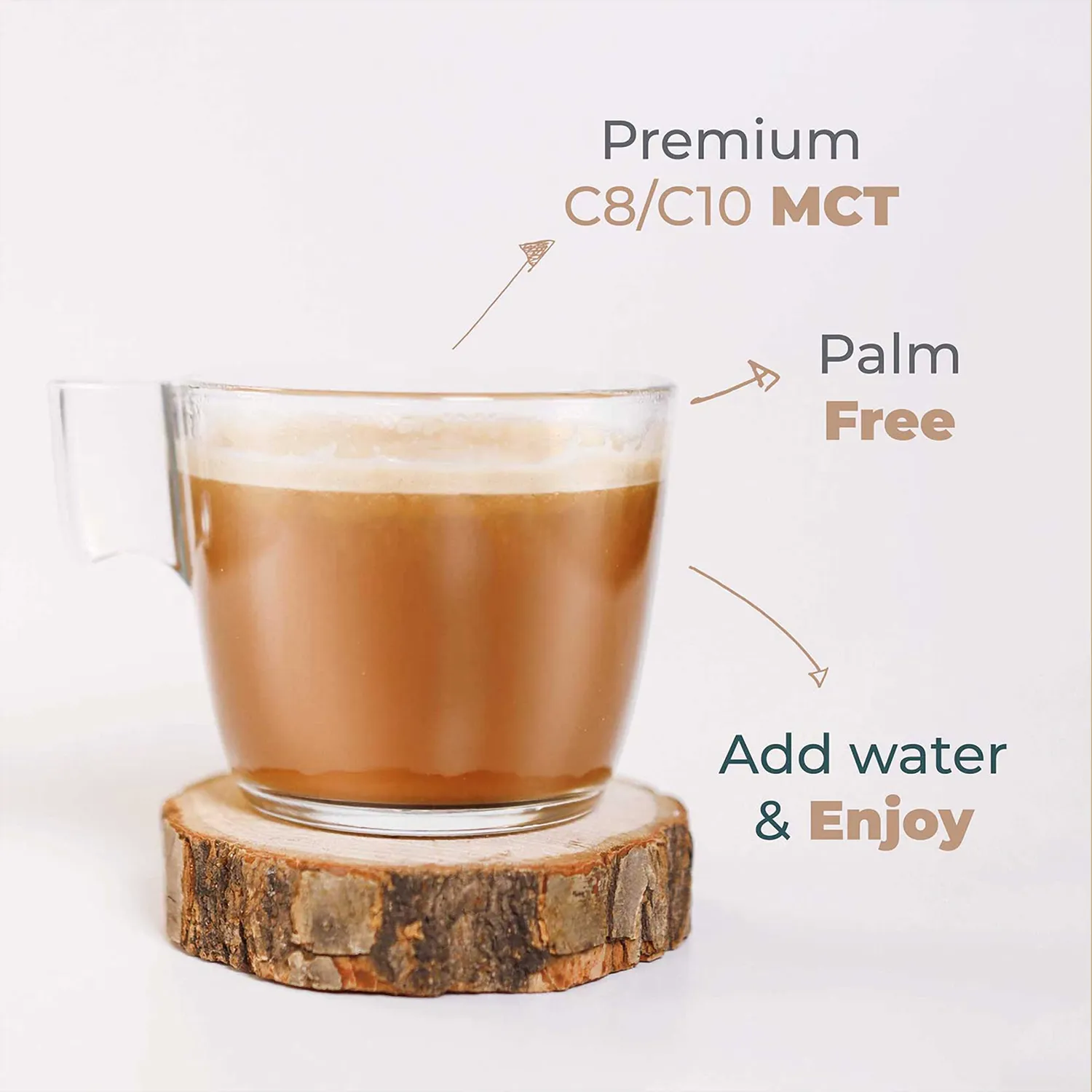 Go-Keto Keto Caffè cappuccino polvere 250g MCT stevia