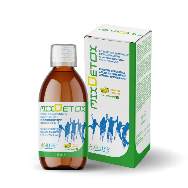 Algilife Mixdetox 300 ml Depurativo Fegato Limone