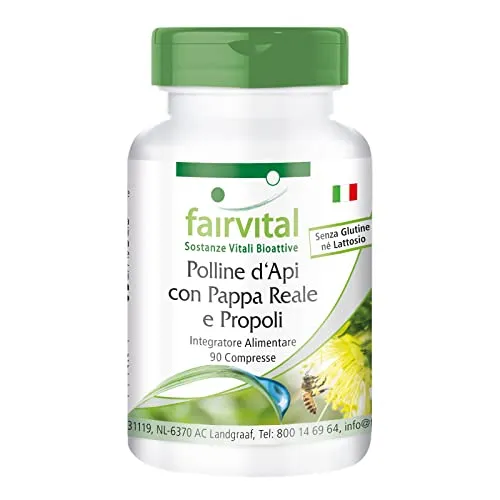 Fairvital Polline Api Pappa Reale Propoli compresse 90 pezzi