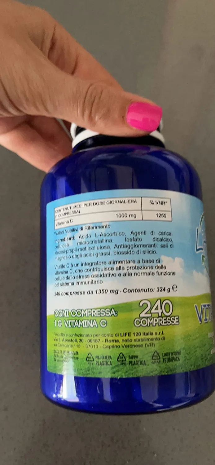 Life 120 Vitalife C compresse 240 pezzi rilascio prolungato
