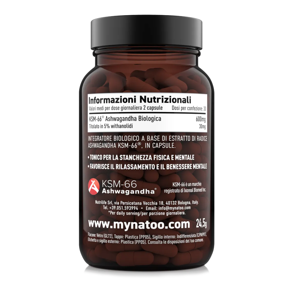 Natoo Essentials Calma e Memoria Pack capsule magnesio treonato