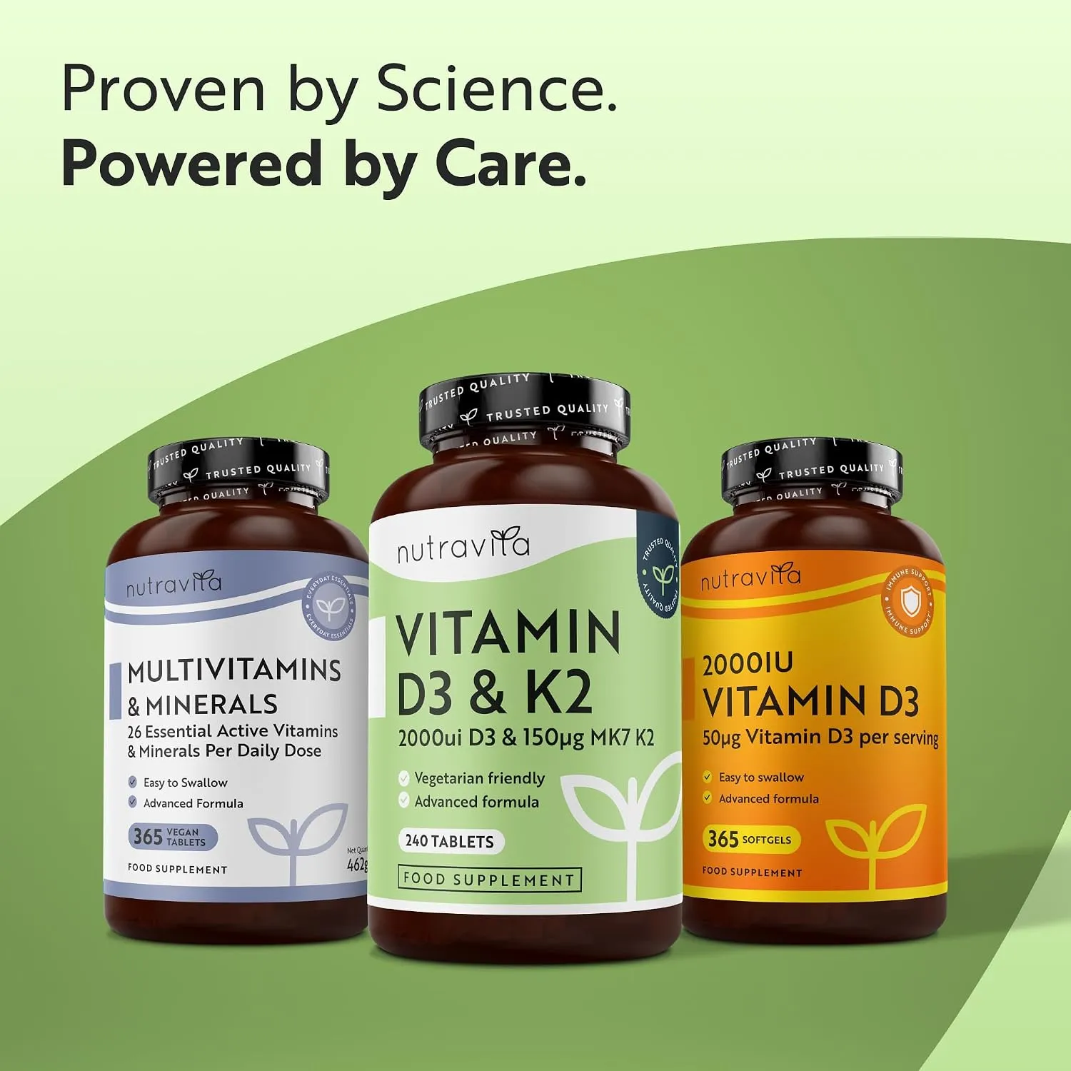 Nutravita Vitamina D3 2000 UI e K2 150 µg MK7 integratore 240 compresse ossa