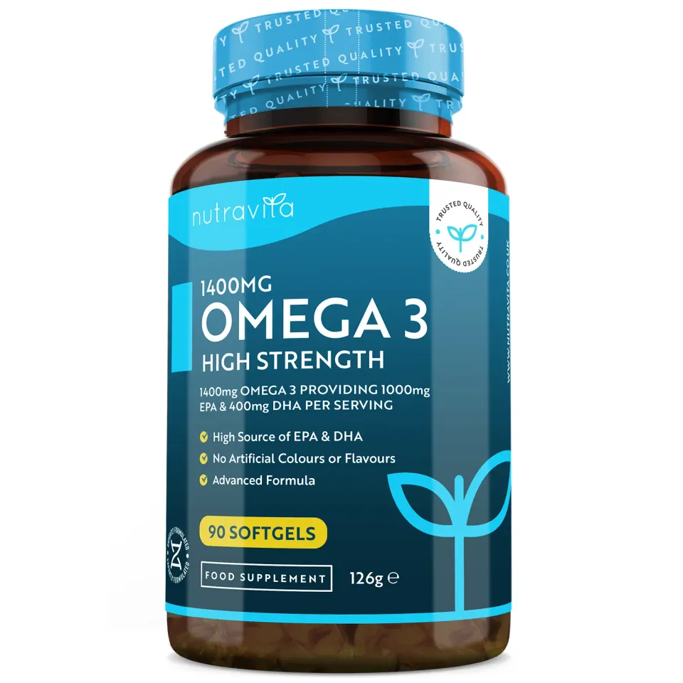 Nutravita Omega 3 2000mg softgel EPA DHA alta resistenza