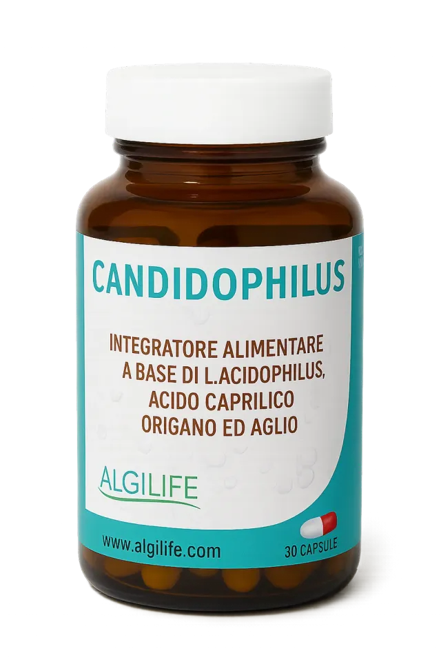 Algilife Candidophilus integratore 30 capsule fermenti
