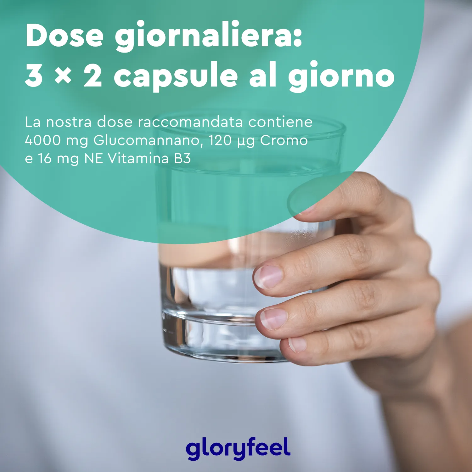 Gloryfeel Glucomannano capsule 240 capsule konjac