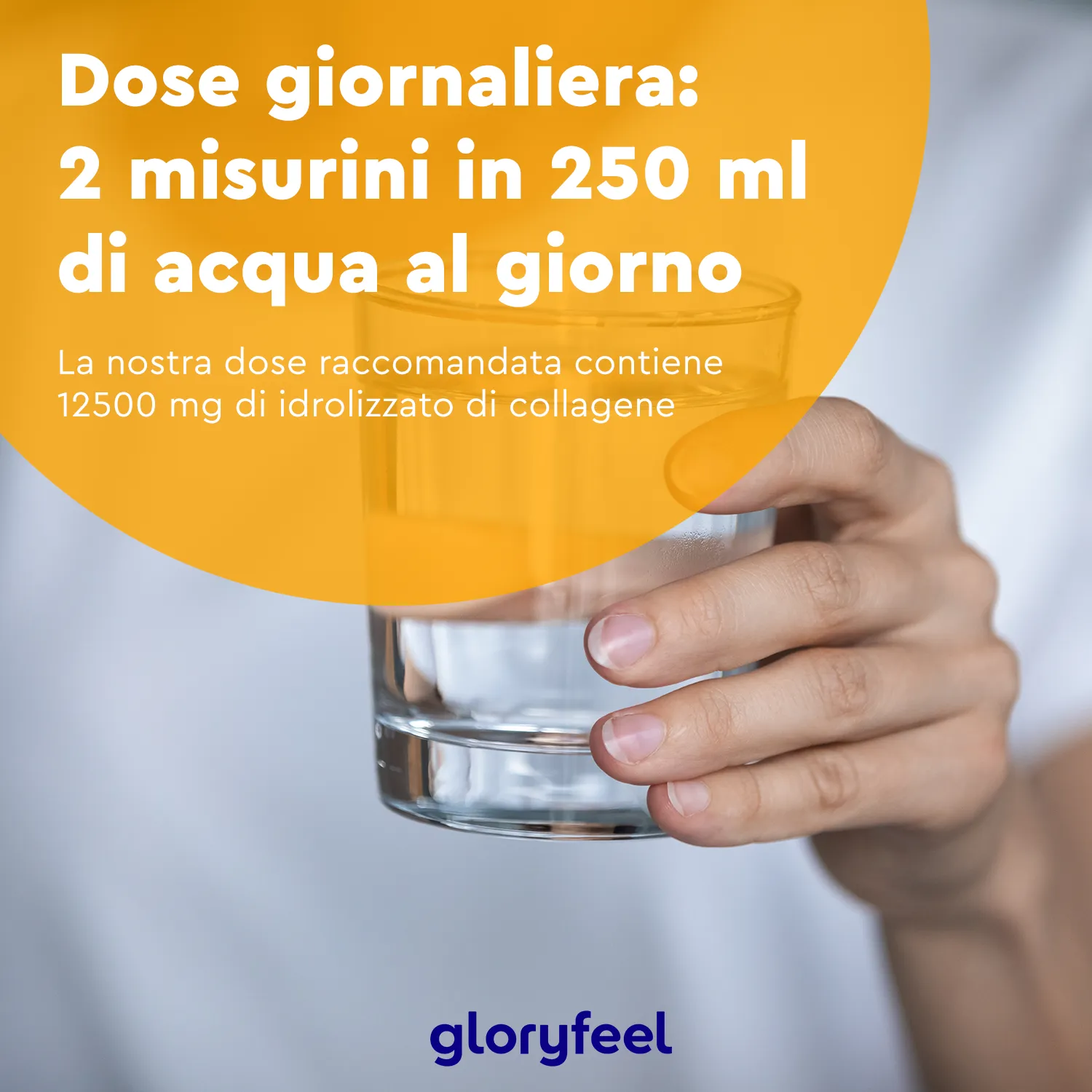 gloryfeel Tropical Time collagene in polvere gusto tropicale senza glutine