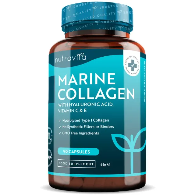 Nutravita Collagene Marino 1000mg 90 capsule pelle