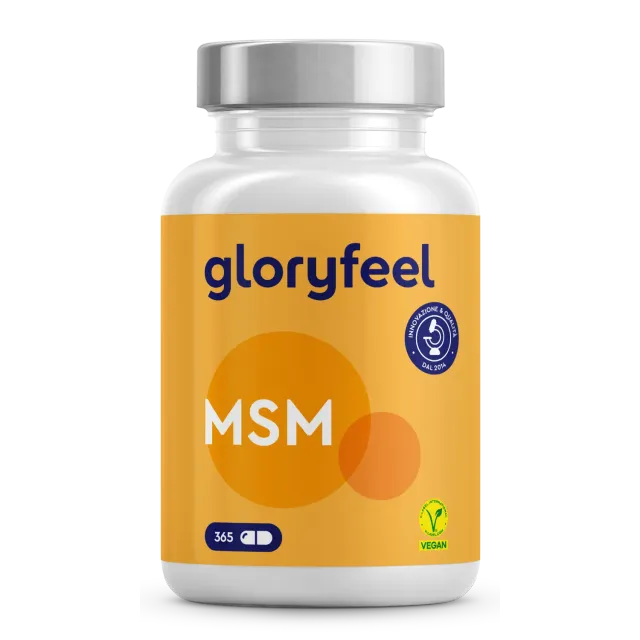 gloryfeel MSM zolfo organico capsule metilsulfonilmetano