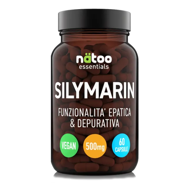 Natoo Silimarina capsule 60 con cardo mariano fegato