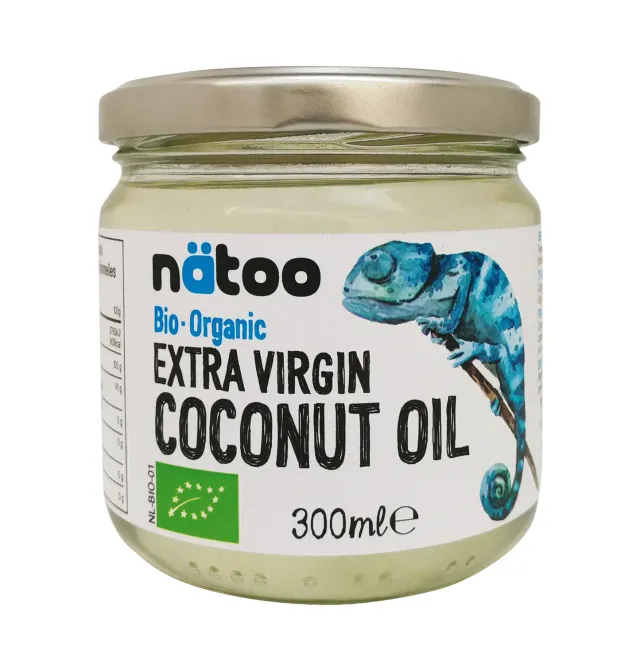 Natoo Food Coconut Oil olio cocco 300ml bio extravergine