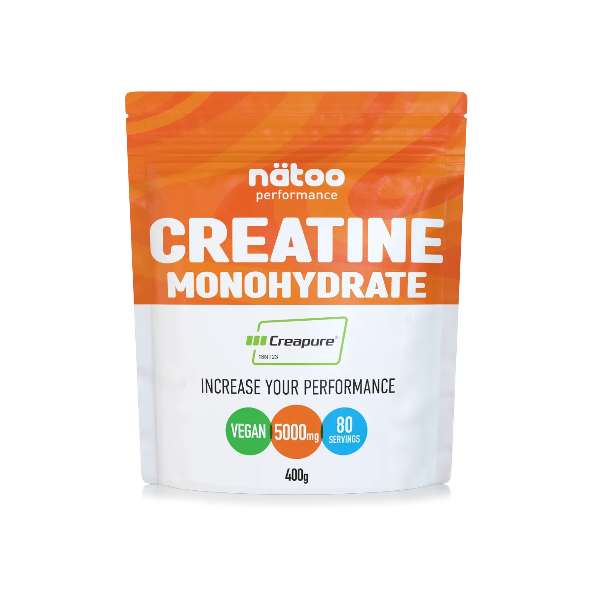 NATOO Creapure Creatina Monoidrato polvere 400g forza