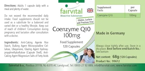 Fairvital Coenzima Q10 100 mg Capsule 120 pz Vegane