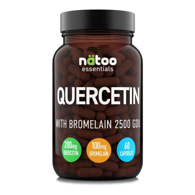 Natoo Essentials Quercetina Bromelina Integratore 60 Capsule Flavonoidi