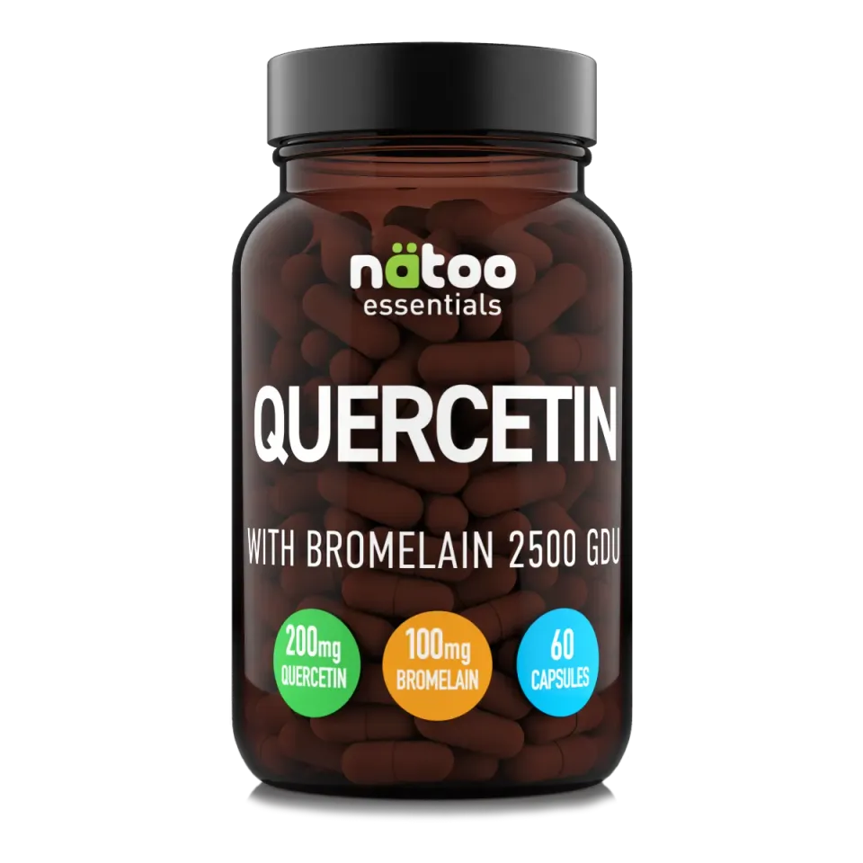 Natoo Essentials Quercetina Bromelina Integratore 60 Capsule Flavonoidi