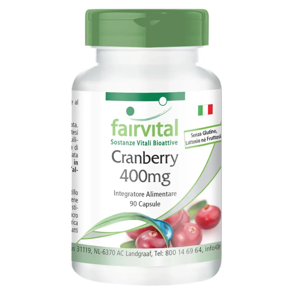 Fairvital Mirtillo Rosso capsule 90 pz 400 mg cranberry
