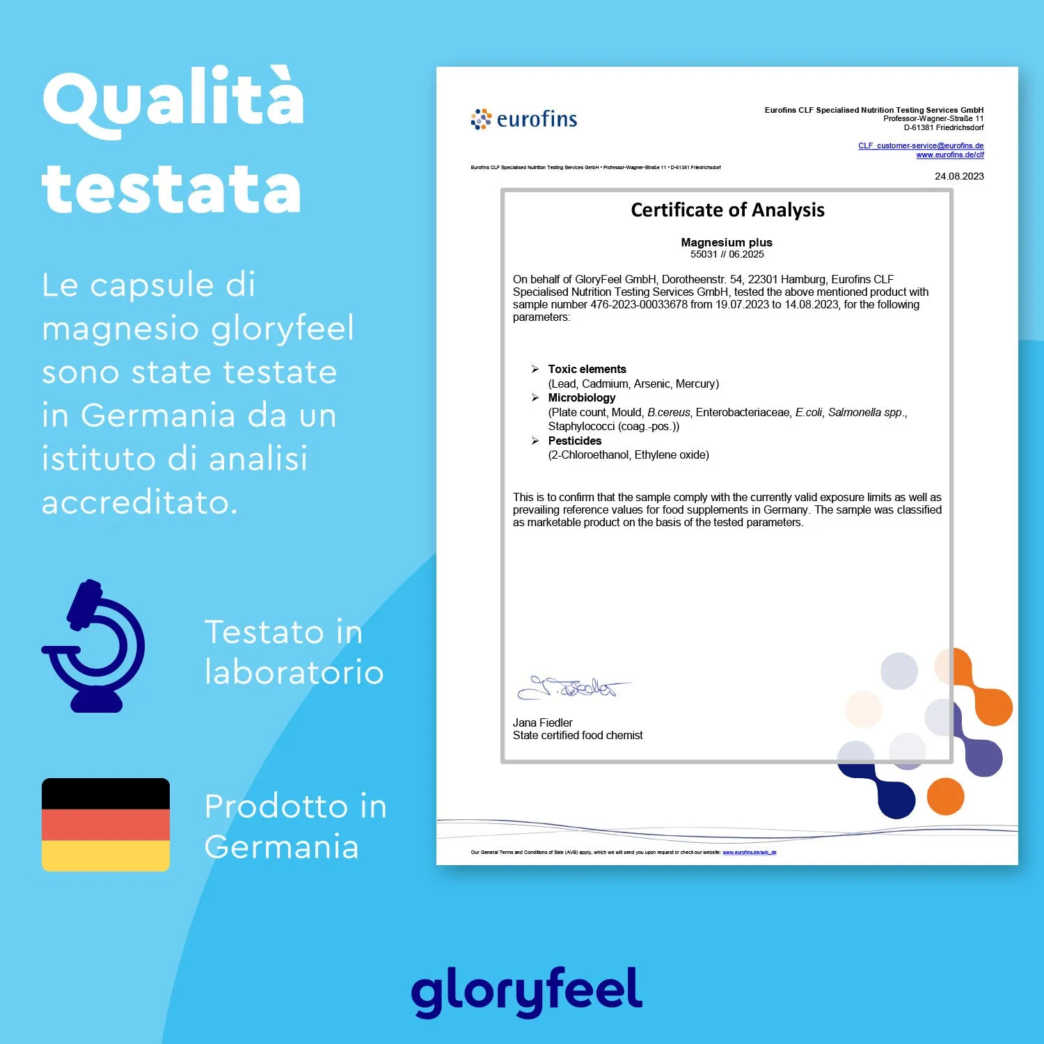 gloryfeel Magnesio Plus Minerale 180 capsule
