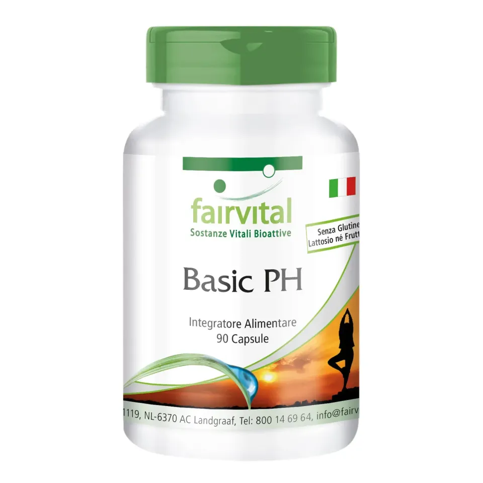 Fairvital Basic PH capsule alcaline 90 pezzi calcio magnesio