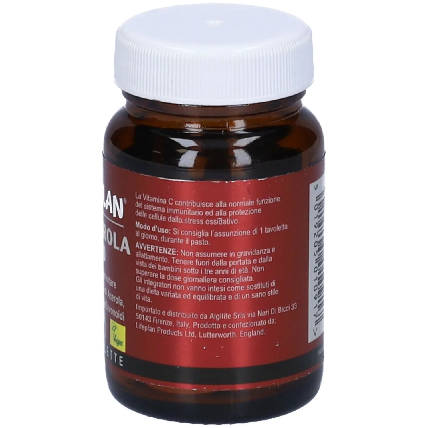 Algilife Lifeplan Flavorola 500 integratore 30 tavolette vitamina C