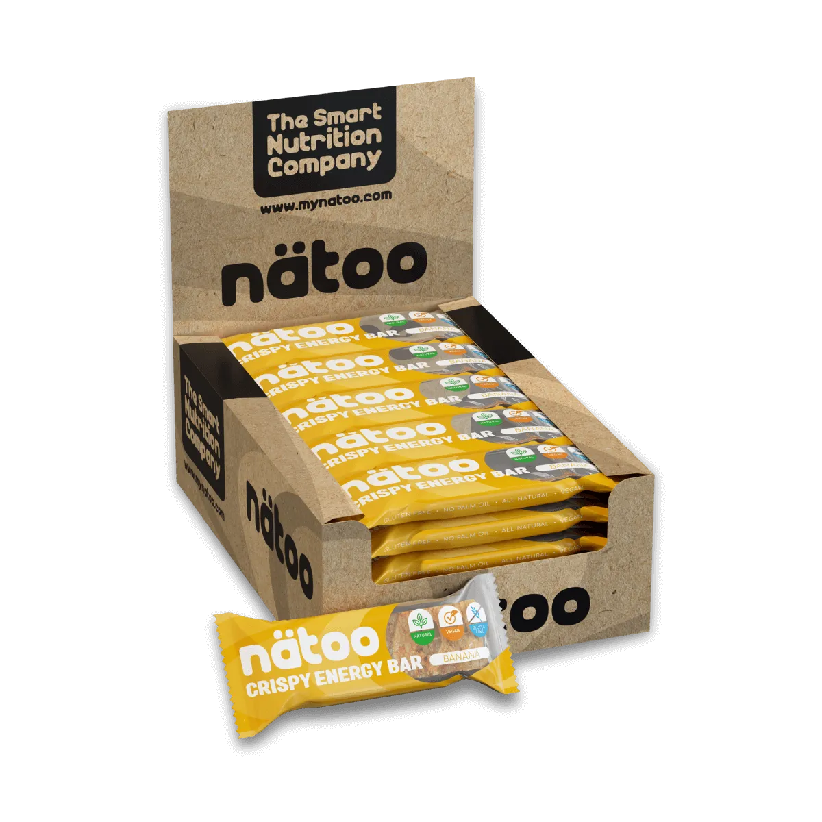 Natoo Barrette Energetiche 10 barrette Frutti Rossi carboidrati