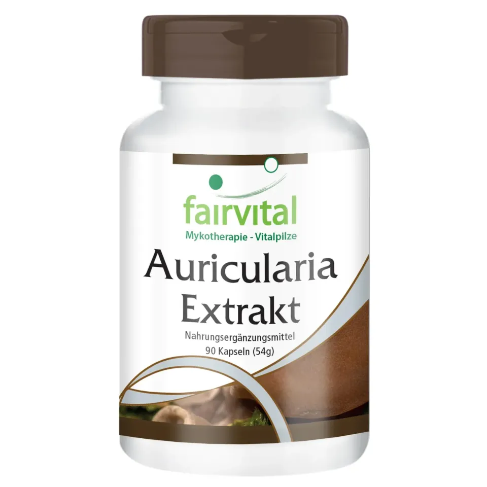FAIRVITAL Auricularia estratto 500 mg 90 capsule 30% polisaccaridi