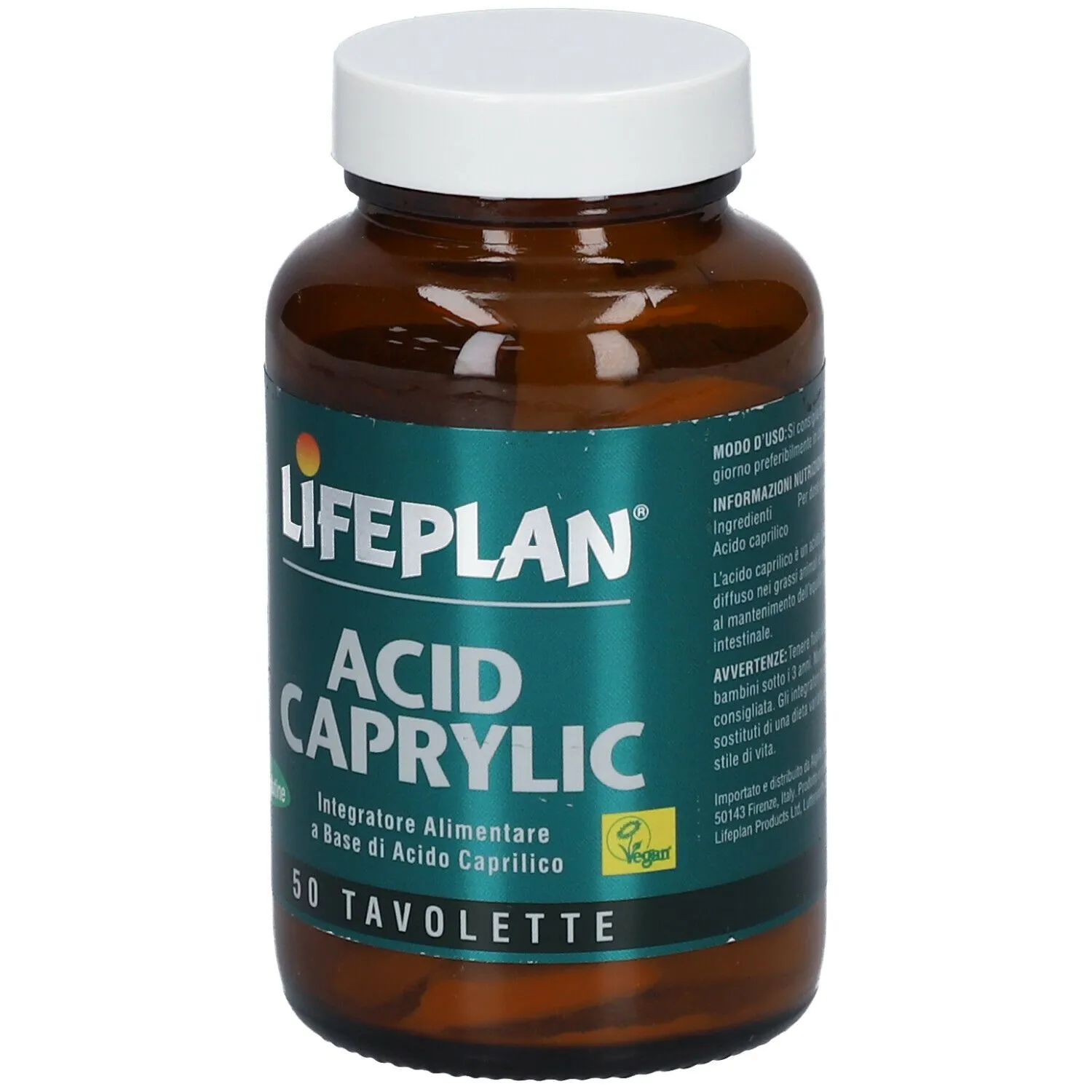 Algilife Lifeplan Acid Caprylic integratore 50 tavolette flora