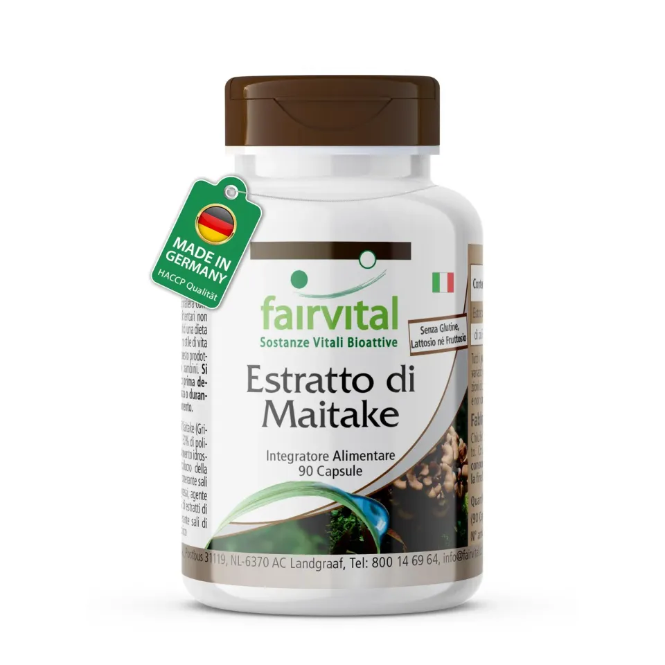 Fairvital Maitake estratto capsule 90 capsule 500mg polisaccaridi