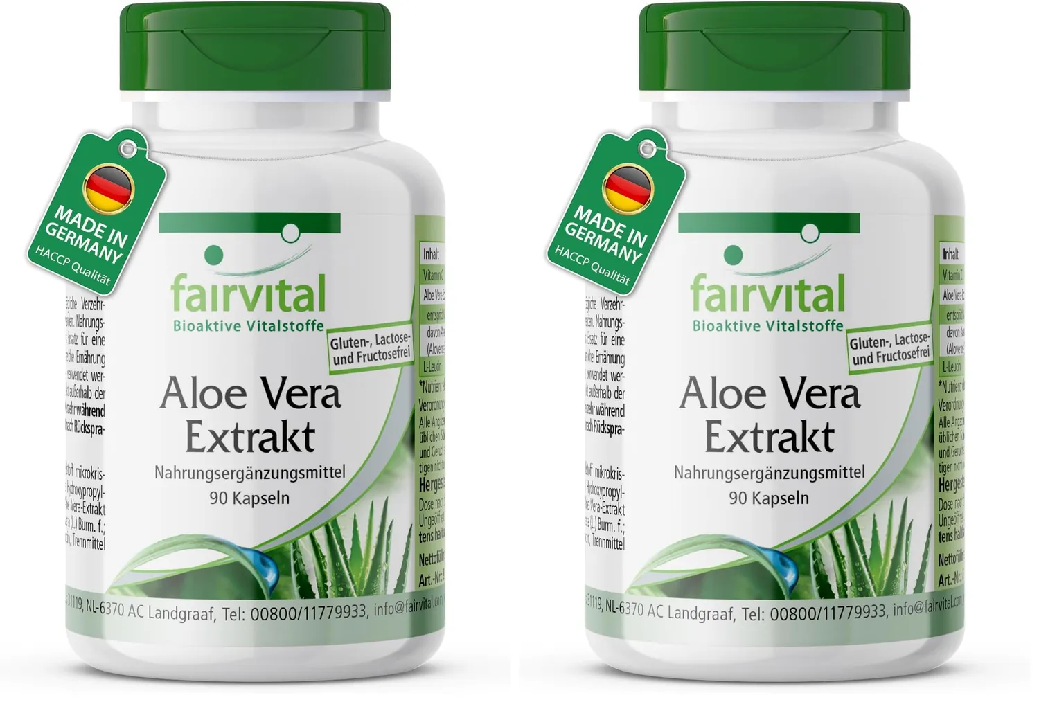 Fairvital Aloe Vera capsule 90 pezzi con vitamina C