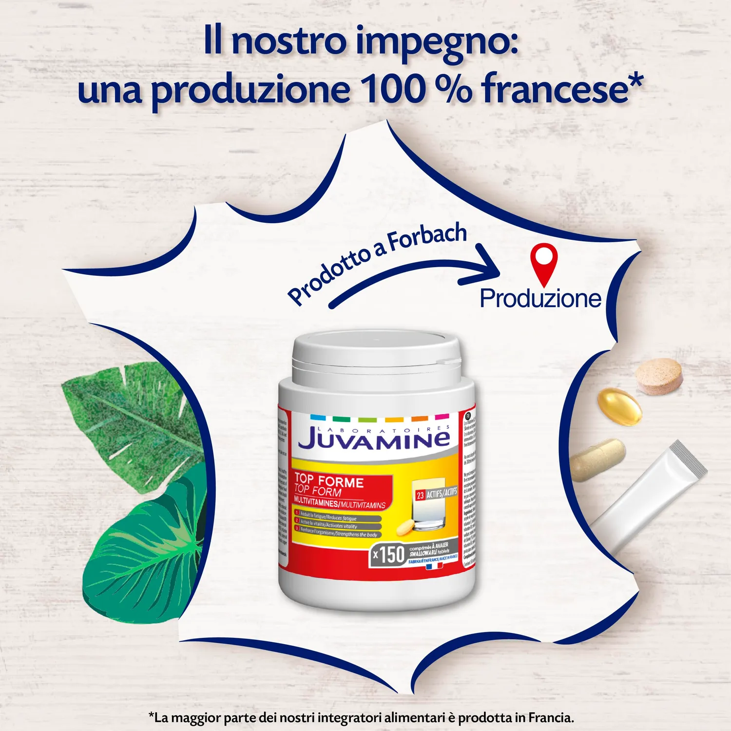 Juvamine Top Forme multivitaminico 150 compresse immunità