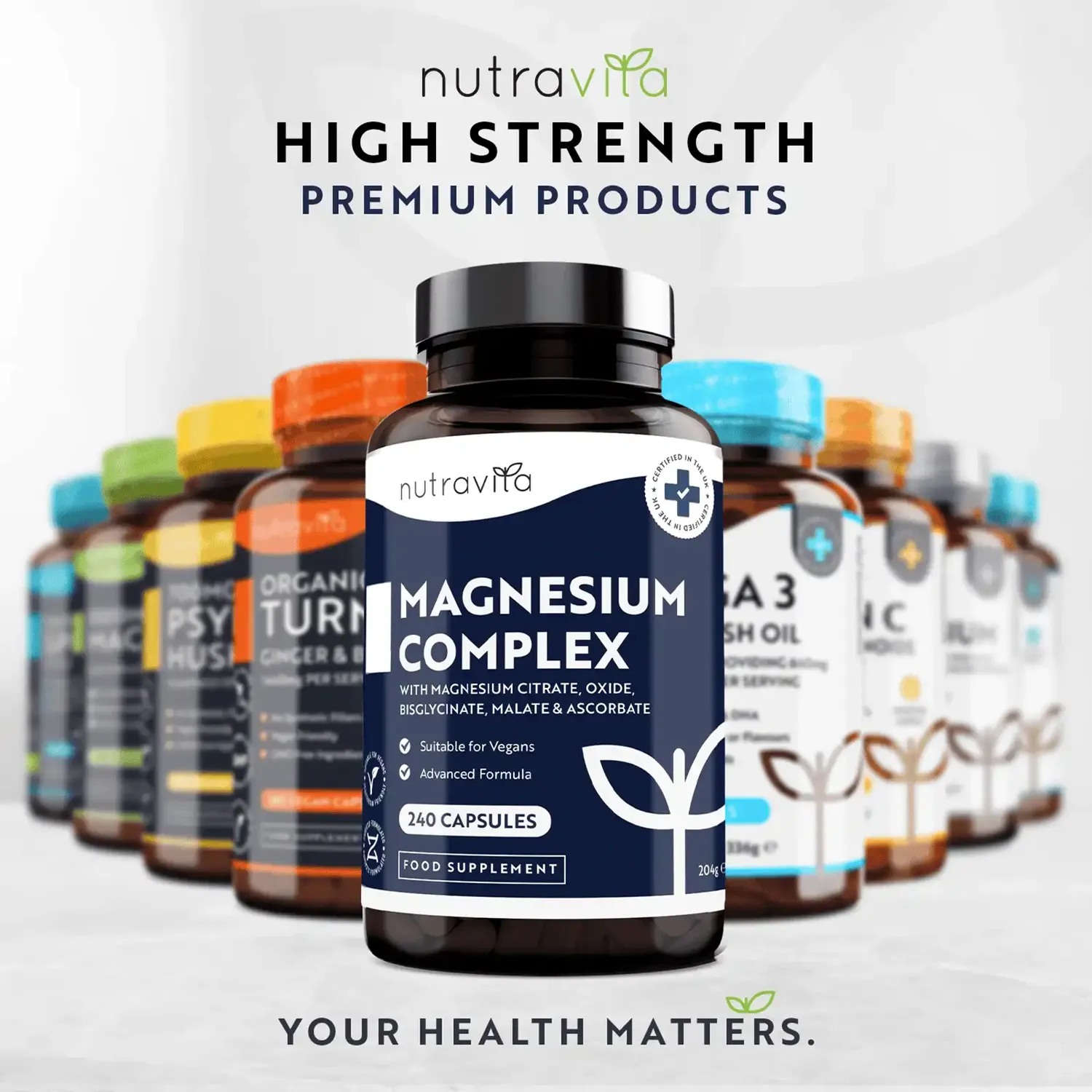 Nutravita Complesso Magnesio capsule 240 5 forme 400 mg