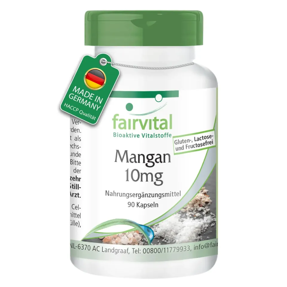 Fairvital Manganese 10 mg capsule 90 capsule vegane dosaggio alto