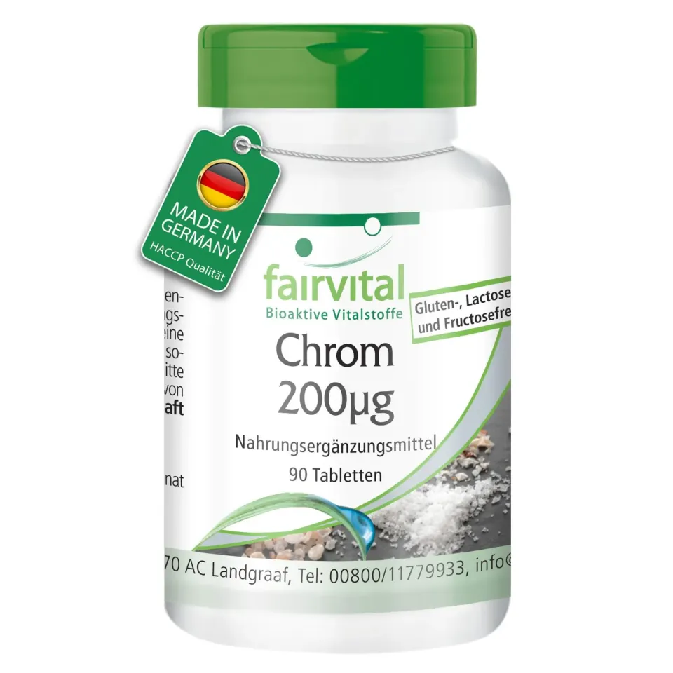 Fairvital Cromo 200 mcg compresse 90 compresse picolinato