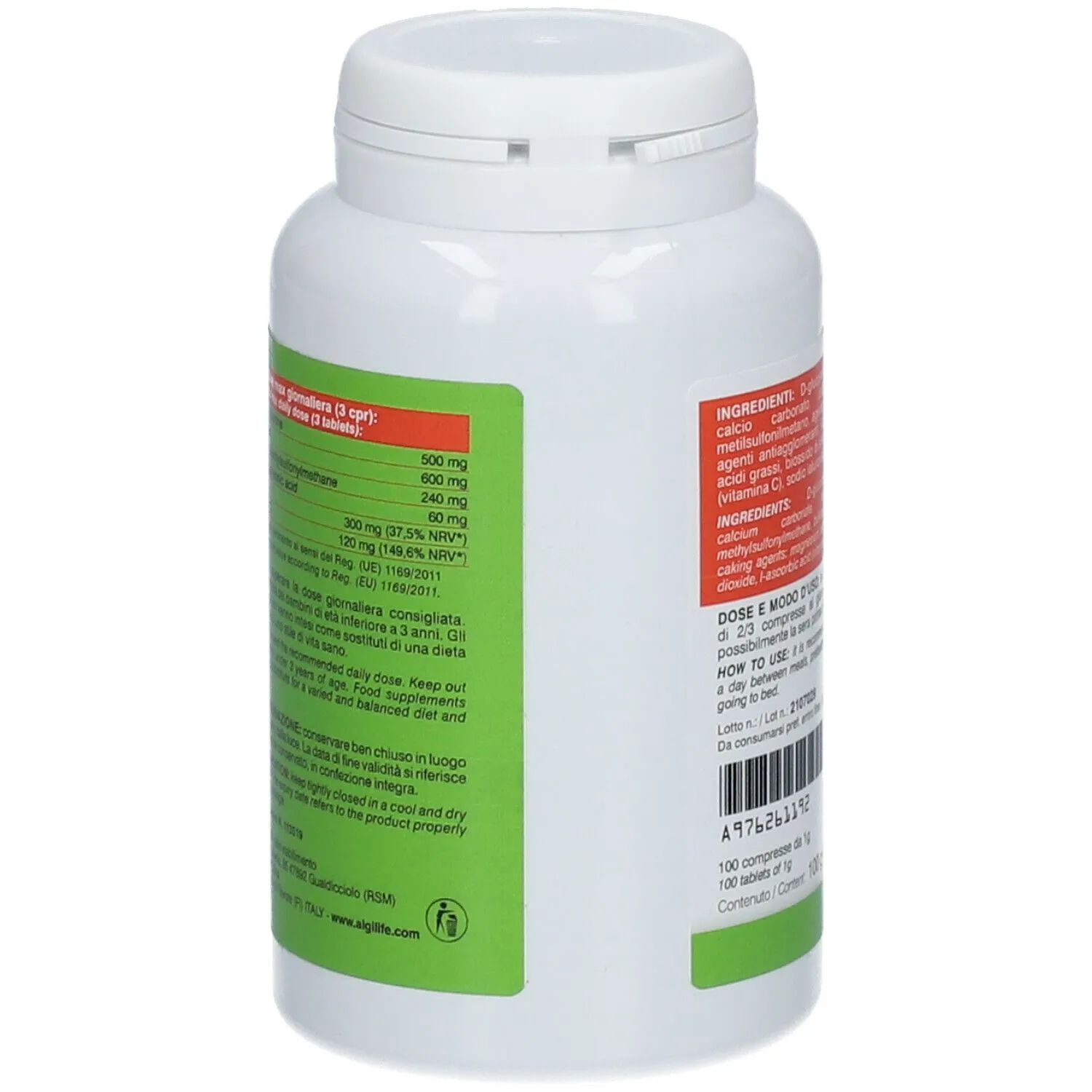 Algilife CollagenART integratore 100 compresse con glucosamina