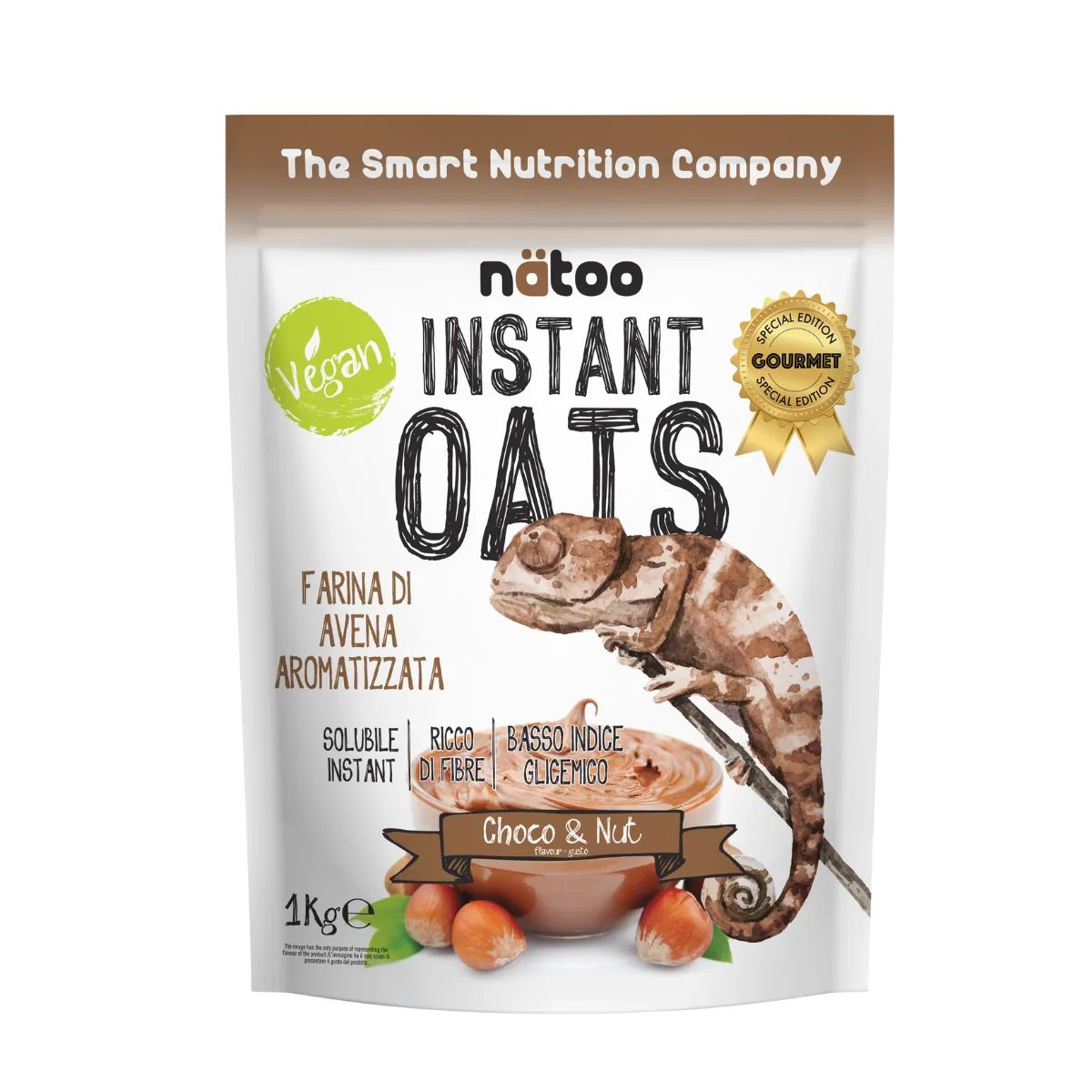 Natoo Farina Avena Istantanea neutra porridge fibre