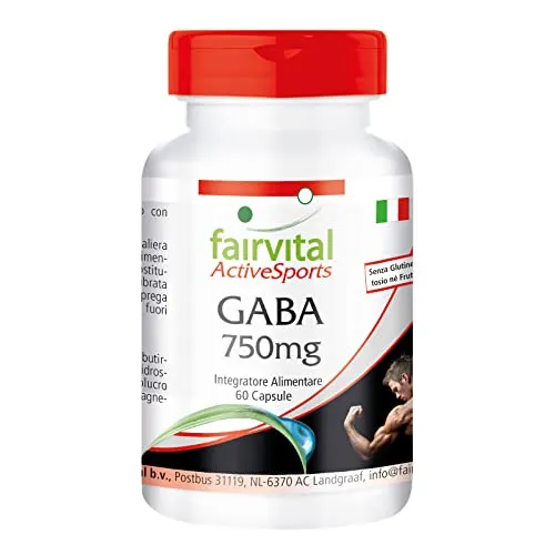Fairvital GABA 750 mg capsule 60 pz alto dosaggio
